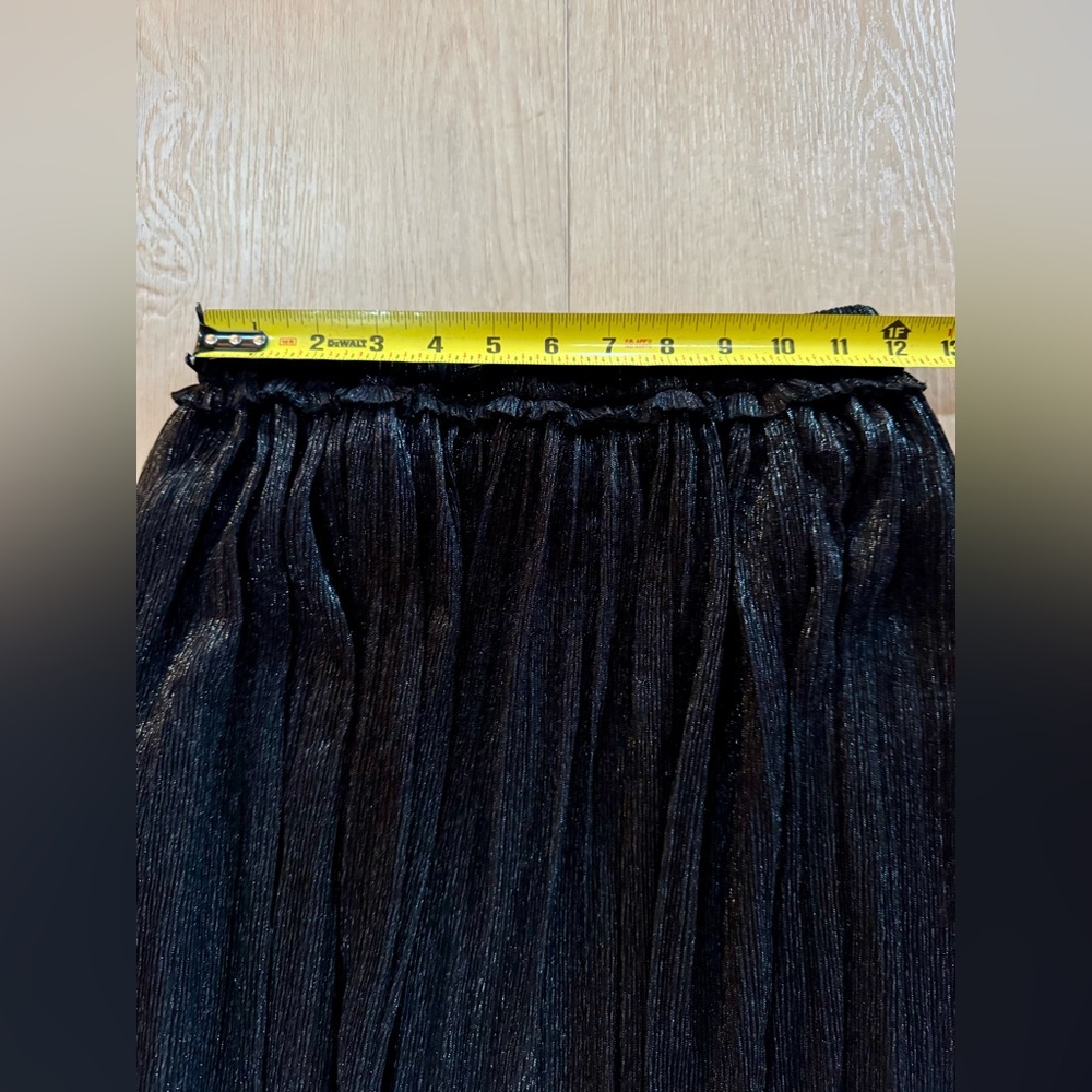 Isabel Etoile Marant Women’s Black Metallic Pleated Skirt NWT - Picture 3 of 6